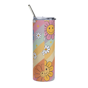 Retro Daisy Tumbler