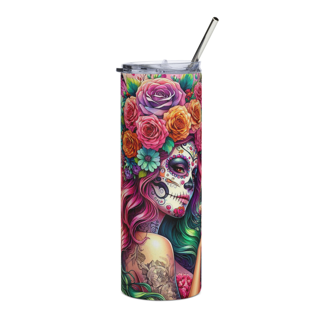 Sugar Skull Tumbler