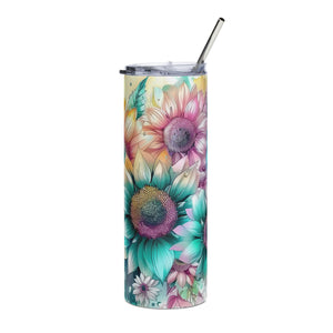 Pastel Sunflower Tumbler