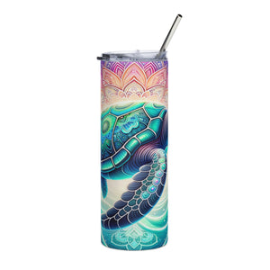 Sea Turtle Mandala Tumbler