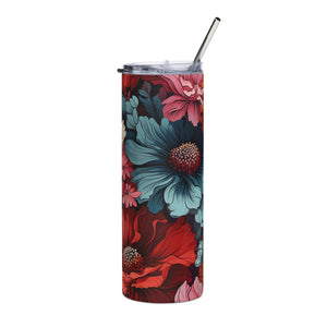 Vibrant Floral Tumbler