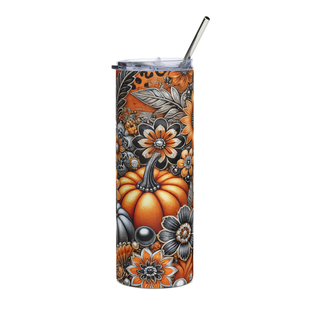 Pearls & Pumpkins Tumbler