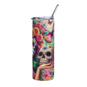 Sugar Skull Tumbler