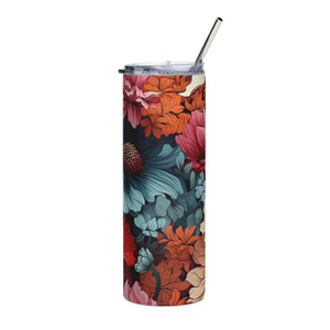 Vibrant Floral Tumbler