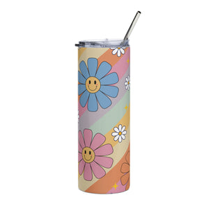 Retro Daisy Tumbler