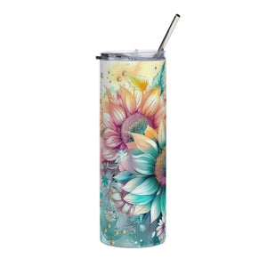 Pastel Sunflower Tumbler