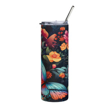 Load image into Gallery viewer, Butterfly Floral Tumbler
