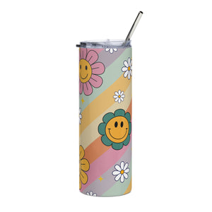 Retro Daisy Tumbler